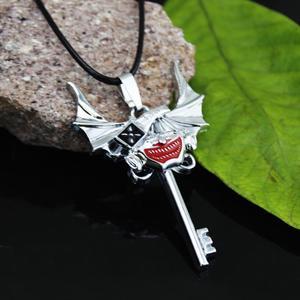 Tokyo Ghoul Necklace Fashion Japan Anime Cosplay Pendant Chain Necklace Men Steampunk Jewelry