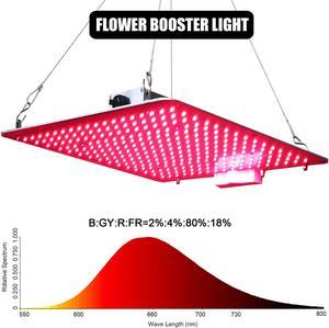 1000W Led Grow Light Full Red FR Spectrum w/UV for Indoor Plants Flower Booster