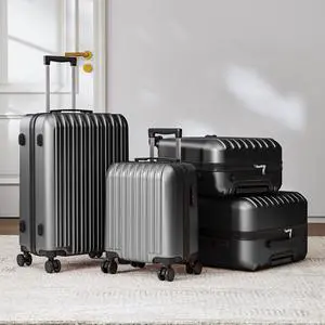 Apelila 4PC 18-28 Inch Hardshell Luggage ABS Luggages Sets With Spinner Wheels Hard Shell Spinner Carry On Suitcase