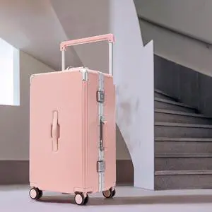 Apelila 28 Inch Large Checked Luggage, Wide Handle Hardshell Suitcase with 8 Spinner Wheels, 116L Capacity for Family & International Travel, Cruise & Airline Approved, TSA Lock Pink Apelila 28 Inch Large Checked Luggage, Wide Handle Hardshell Suitcase with 8 Spinner Wheels, 116L Capacity for Family & International Travel, Cruise & Airline Approved, TSA Lock Pink