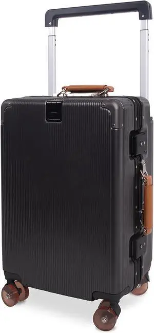 Apelila 20 Inch 40L Carry On Luggage, Hardside Suitcase with Wide Handle, TSA Lock & Spinner Wheels for Travel Business Apelila 20 Inch 40L Carry On Luggage, Hardside Suitcase with Wide Handle, TSA Lock & Spinner Wheels for Travel Business