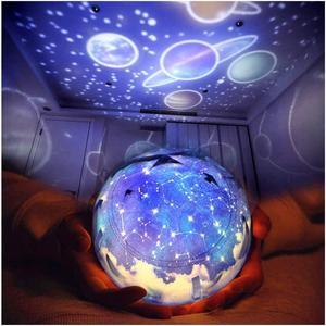 TOURACE Star Night Light for Kids, Universe Projection Romantic Projection Lamp Starry Constellation Birthday Gift Projector Lamp for Bedroom- 6 Sets of Film -The Galaxy Projectors