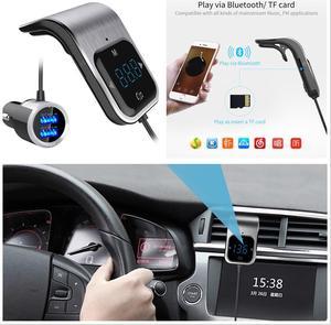 FM Transmitter BT Car Wirless Radio Adapter AUX MP3 Player Modulator FastCharger