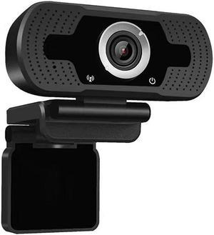 1080P HD Webcam Desktop Laptop Computer PC Camera Built in Microphone Clip-On Video Conferencing Video Calling Web Cam