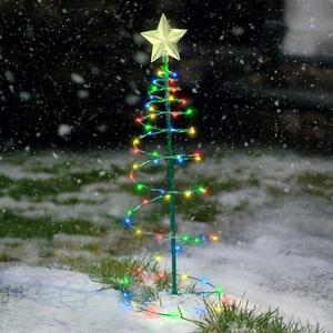 Solar LED Christmas Tree Light Outdoor Decor LED Light Waterproof