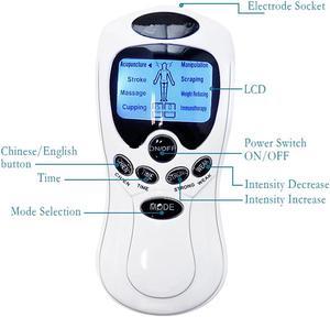 Electrical Muscle Relax Stimulator Massager Pain Relief Digital Therapy Machine