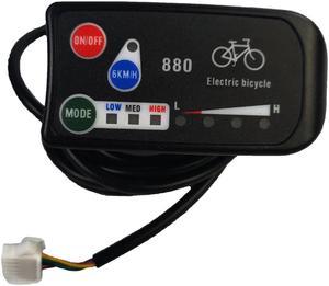 Electric Bicycle Display w/SM Connector LED Display Screen For KT Controller