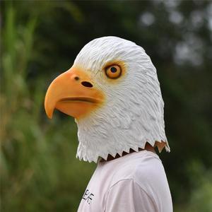 Acaigel Eagle Latex Full Head Mask Dignified Headgear Animal Mask Party Cosplay Prop