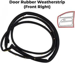 Acaigel Right Front Door Rubber Weatherstrip Seal For Honda Civic Sedan 2006-2011 Acaigel Right Front Door Rubber Weatherstrip Seal For Honda Civic Sedan 2006-2011