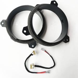 6.5inch Audio Modification Speaker Pad Adapter Mount & Wire Harness For Toyota