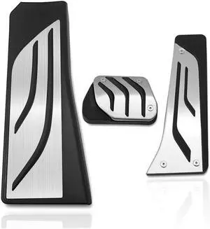 Brake Fuel Accelerator Gas Foot Rest Pedals Cover For BMW