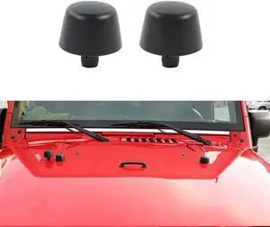 Acaigel Hood Bumper Stop Rubber Cushion Plug Set For JEEP WRANGLER JK 2007-17 55395650AD