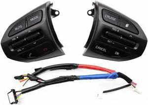 Furulu Car Steering Wheel Buttons For Kia K5 Optima 14-15 Cruise Volume Control Buttons
