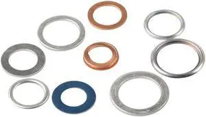 Yingshan 140Pcs 9 Kinds Oil Drain Plug Crush Washers Gasket For 94109-14000, 90430-18008