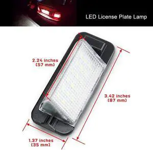 1Pair LED License Plate Lighting 63261387047 for BMW 3 Series E36