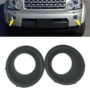 Acaigel 1 Pair LR015461 LR015462 Front Bumper Fog Light Bezel Cover For Land Rover LR4