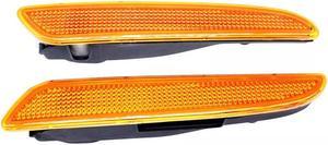 Paiying Front Bumper Side Marker Light Lamp w/o Bulb For Mercedes E-Class W211 2007-2009