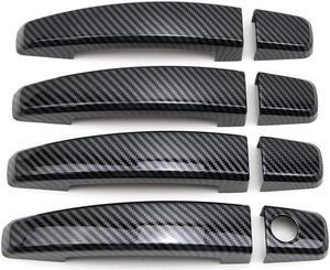 Paiying Car Exterior Door Handle Cover Carbon Fiber Look For Chevrolet Cruze 11-15 New