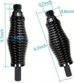 Yassdwbn Antenna Spring Mount Bracket Quick Release Heavy Duty  Flag Mount