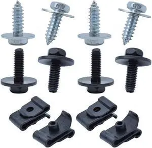Yassdwbn Car Engine Under Body Cover Clip Bumper Shield Screws Rivet Kit For Toyota Lexus