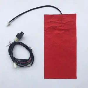 Paiying 12V Carbon Fiber Seat Heating Pad Heater Waterproof For Motorcycle ATV E-BIKE 1x