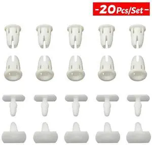 Acaigel 20Pcs Fastener Clips Side Skirt Door Sill Card Panel Linning Repair Trim Clips For Mercedes/Benz