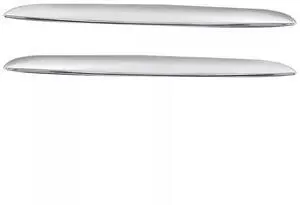 Paiying 2Pcs Front Hood Cover Chrome Trim Above Grille For BMW 3 Series E90 E91 2006-08 Paiying 2Pcs Front Hood Cover Chrome Trim Above Grille For BMW 3 Series E90 E91 2006-08
