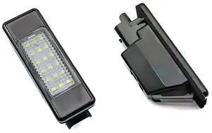 Paiying 1 Pair LED License Plate Light 6340G3 For Peugeot 307 407 508 3008 Citroen C4 C5