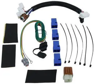 Paiying 4 Way Flat Trailer Wiring Harness Kit For Nissan Pathfinder 13-20 Infiniti QX60