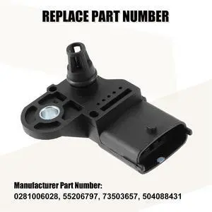 Paiying 0281006029 Boost Pressure Sensor For Fiat Opel Saab Renault Honda Ford-