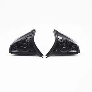 Yassdwbn 2Pcs Steering Wheel Control Button Cover 23221779 23221772 For  Buick Lacrosse Enclave