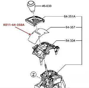 Paiying Slider Indicator K011-64-358A Fit For Mazda 6 Cx-5 Paiying Slider Indicator K011-64-358A Fit For Mazda 6 Cx-5