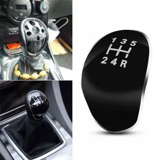Paiying 5 Speed Gear Stick Shift Knob Cap Cover Insert Black For Ford Focus Fiesta Paiying 5 Speed Gear Stick Shift Knob Cap Cover Insert Black For Ford Focus Fiesta