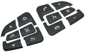 Paiying Steering Wheel Button Black Trim For Mercedes Benz Glc C Class W205 2015-2018 Paiying Steering Wheel Button Black Trim For Mercedes Benz Glc C Class W205 2015-2018