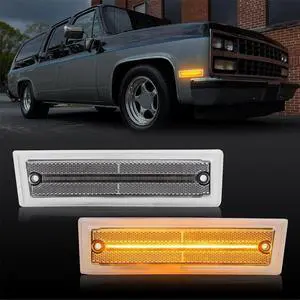 Paiying Led Side Marker Lights For Chevy C10 C20 C30 K10 K20 K30 Suburban 1981-91