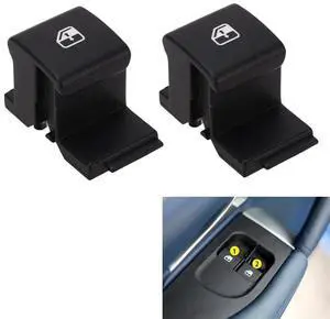 Paiying 2Pcs Set Window Master Switch Button Cover For Maserati Gran Turismo 2007-2014 Paiying 2Pcs Set Window Master Switch Button Cover For Maserati Gran Turismo 2007-2014