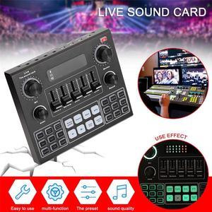 English Version of Mobile Phone Live Sound Card Set K Song with Bluetooth