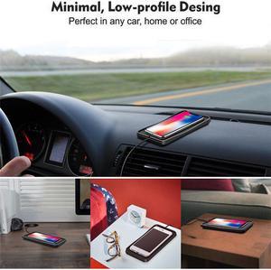 10W Qi Wireless Car Phone Charger Fast Charging pad mat For iPhone Samsung