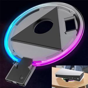 LED Base Vertical Stand Colorful RGB Charging Base Tray for Playstation 5