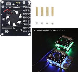 Computer Case Extension Board Heat Sink with Cooling Fan For Raspberry Pi 4B/3B+/3B