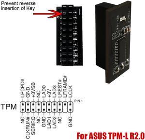 For ASUS TPM-L R2.0 Compatible Trusted Platform TPM 2.0 Module 20 Pin Windows 11