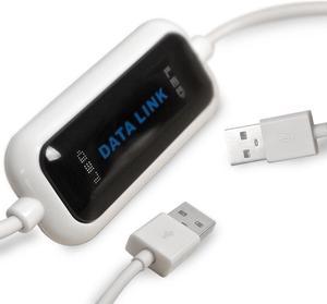 USB 2.0 Data Link 480Mb/s Laptop PC To PC Online Data Link File Transfer Cable