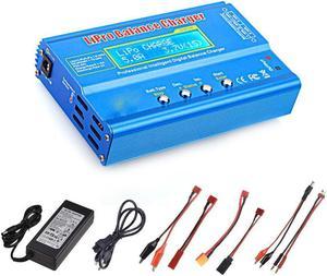 B6 80W Digital RC Balance Charger Discharge for LiPo NiMH NiCd LiFe Pb Battery +15V 6A AC Adapter US