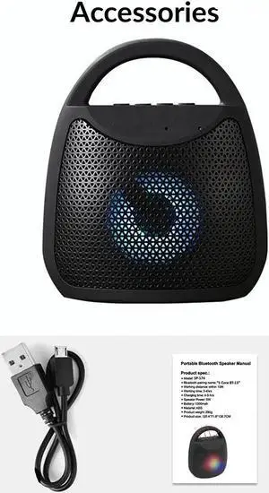 Glorine Bluetooth Speaker Wireless Outdoor Portable Waterproof Loud Small Blue Tooth USB Bocinas For Patio Pool Party Beach Home Travel