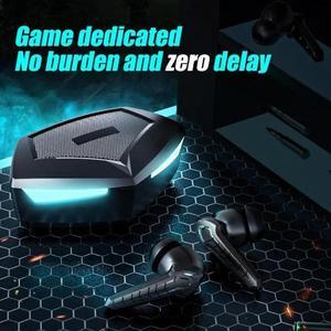 Wireless Earbuds Wireless Noise Cancellation Stereo Gaming Bluetooth Earbuds Waterproof Earphones with USB Quick Charging Case for iPhone and Android