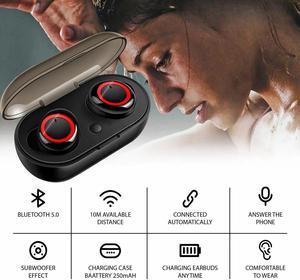Glorine Wireless Ear Buds Mini Bluetooth Earbud Headphones Wire Less 32 Hours Playtime Wireless Earbuds Bluetooth Headphones Premium Fidelity Sound Quality Wireless Charging Case