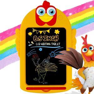 La Granja de Zenon Bartolito Chicken Drawing Pad Toys 85 Inch Colorful LCD Writing Tablet for KidsDoodle Board for Toddlers 3 Years Old Learning Sensory Toys for Girls Boys Birthday Christmas