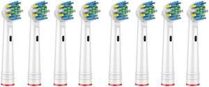 Set of 8 Compatible Toothbrush Replacement Heads - Floss Specialist