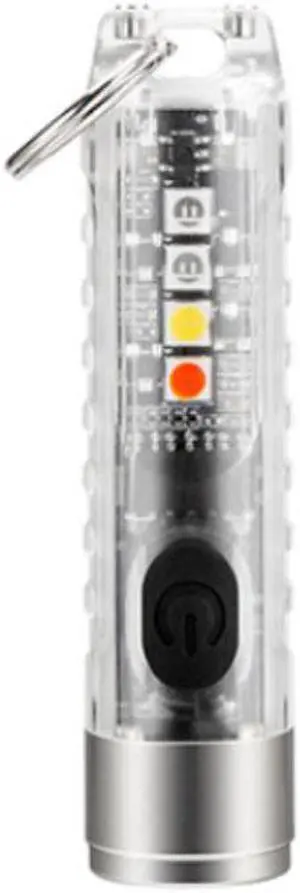 Mini Rechargeable Torch - 450 Lumens - Max Beam Distance - upto 150 Metres - White