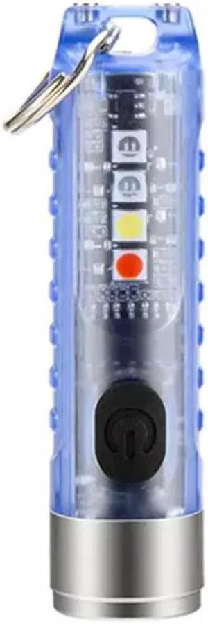 Mini Rechargeable Torch - 450 Lumens - Max Beam Distance - upto 150 Metres - Blue